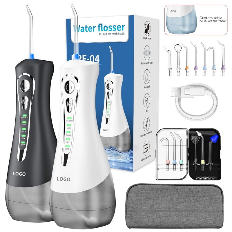 OEM Wireless Home Travel Rechargeable Flosser Powerful Portable Dental Electric Oral Irrigator Large tank Teeth Cleaning