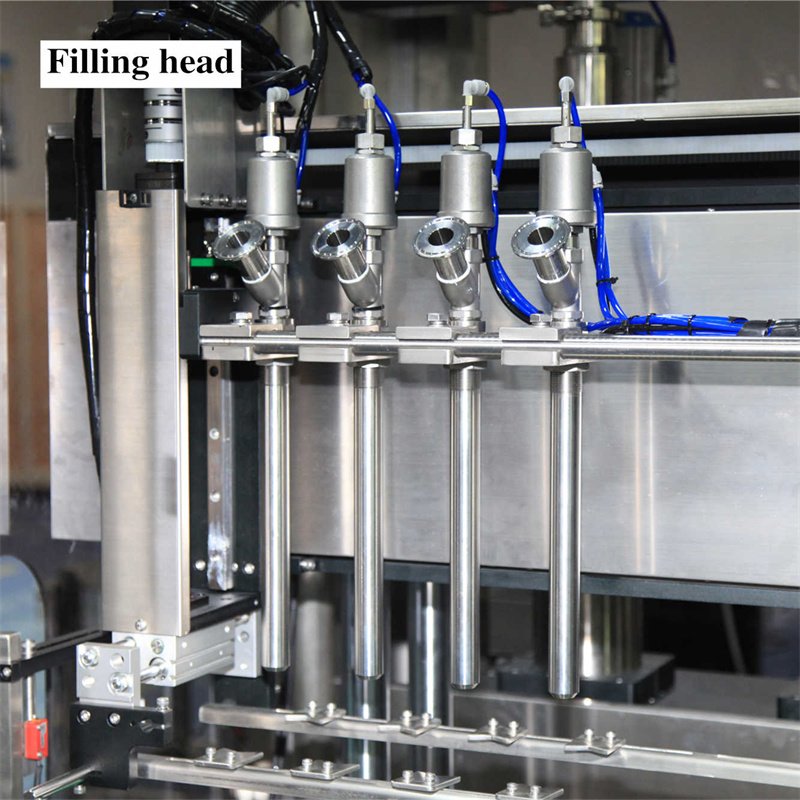 ZXSMART 500ML 1L Automatic Shampoo & Body Lotion Labeling Filling Machine for Shower Gel Beverage & Oil with PLC Core Components