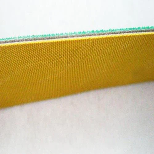 Nylon Sandwich green yellow belt Flat Belt High Speed Polyamide Transmission Rubber Belt