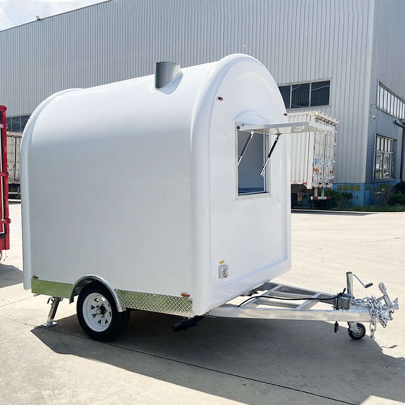 Used Food Trailer Standard Bakery Coffee Cart Street Fast Food Carts Cheap Mobile Food Truck for Sale USA