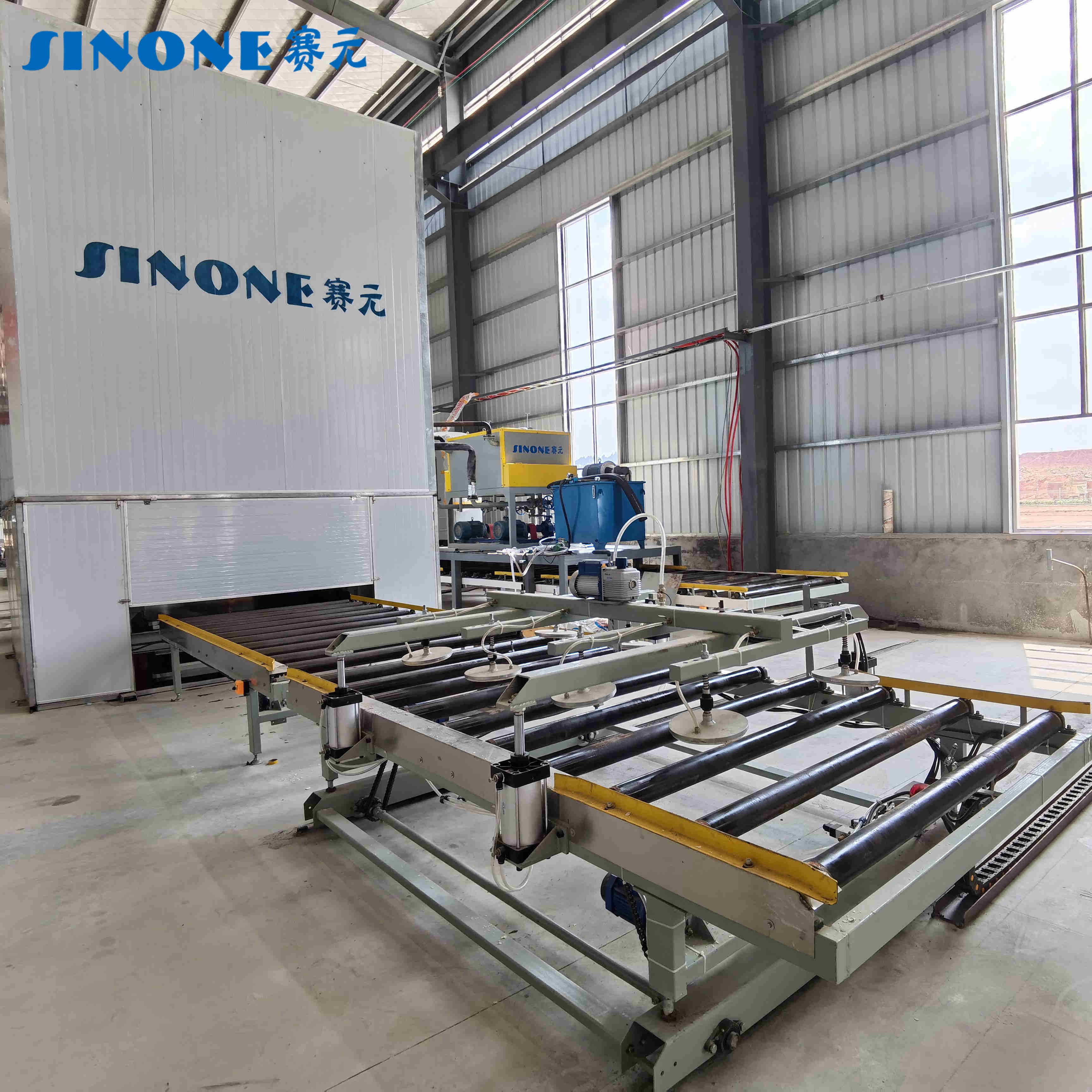 Artificial Auto Quartz Machine Quartz Slab Making Machine Quartz Slab Production Line Machinery Curing Oven