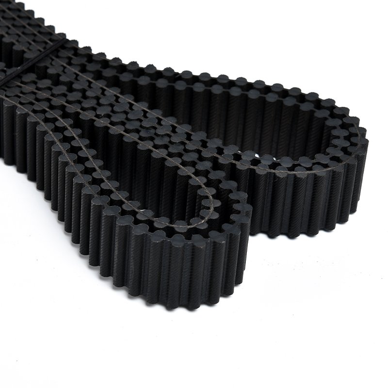 High quality cheap black industrial double side teeth timing belt Industrial rubber timing belt