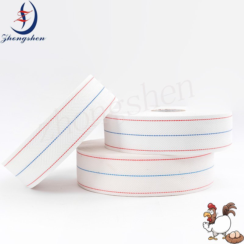 Woven Egg Conveyor Belt Collecting Egg Belt For H Type Battery Layer Hen Cage