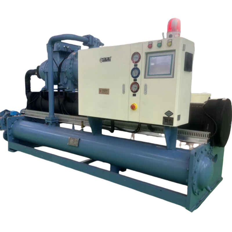 Professional Industrial Equipment Refrigeration 60HP Water-cooled Screw Refrigeration Unit