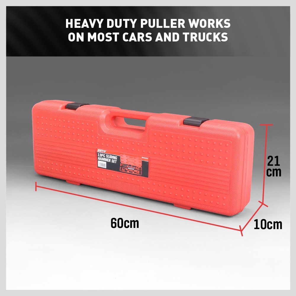 Universal 13pcs Heavy Duty Auto Body Dent Repair Dent Puller Sliding Hammer Set