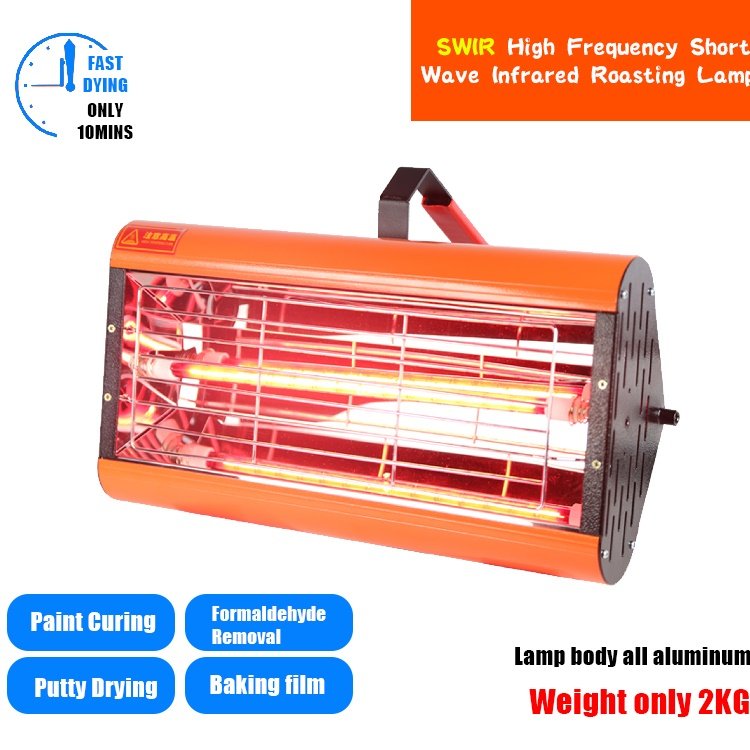 Paint Drying Lights Infrared Heating Car Body Repair Tools Curing Lamp Shortwave Paint Curing Lamp