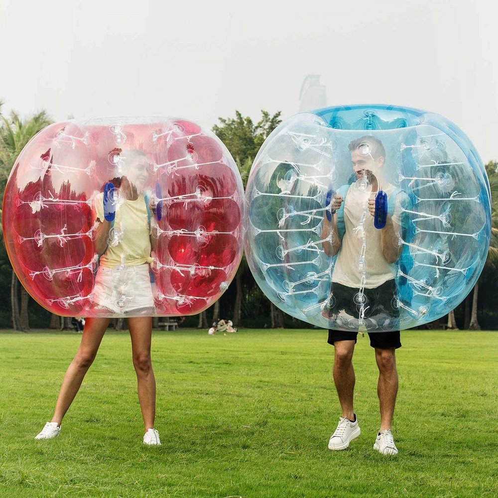 Popular 1.5M Zorb Ball Bubble Soccer Bumper Football Inflatable Bumper Balls for Family Gather Together 1 Piece Customized