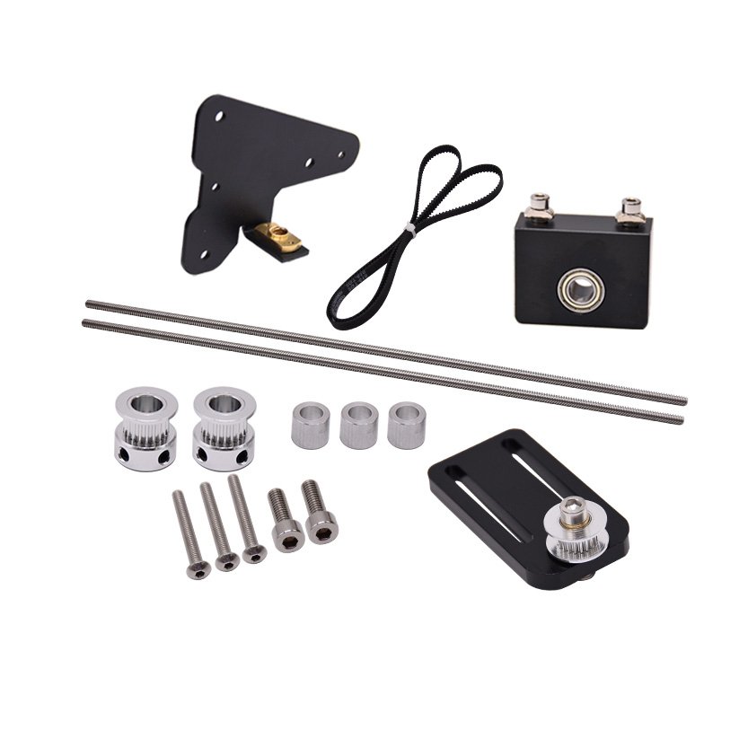 Aluminium CR10 Ender3/3s double Z-axis screw rod upgrade hot end kit 3D printer spare parts set