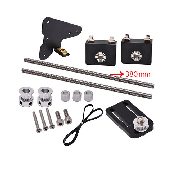 Aluminium CR10 Ender3/3s double Z-axis screw rod upgrade hot end kit 3D printer spare parts set