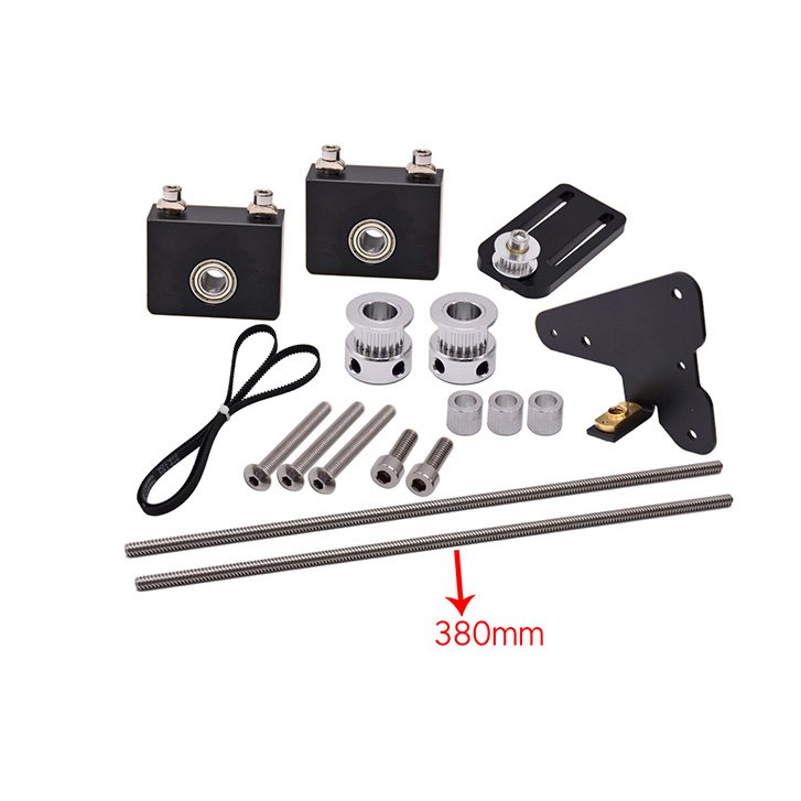 Aluminium CR10 Ender3/3s double Z-axis screw rod upgrade hot end kit 3D printer spare parts set