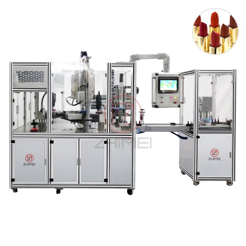 Semi-Auto Lipstick Mold Filling and Releasing Making Makeup Lip Stick Balm Lipstick Filling Machine Filling Sealing Machine