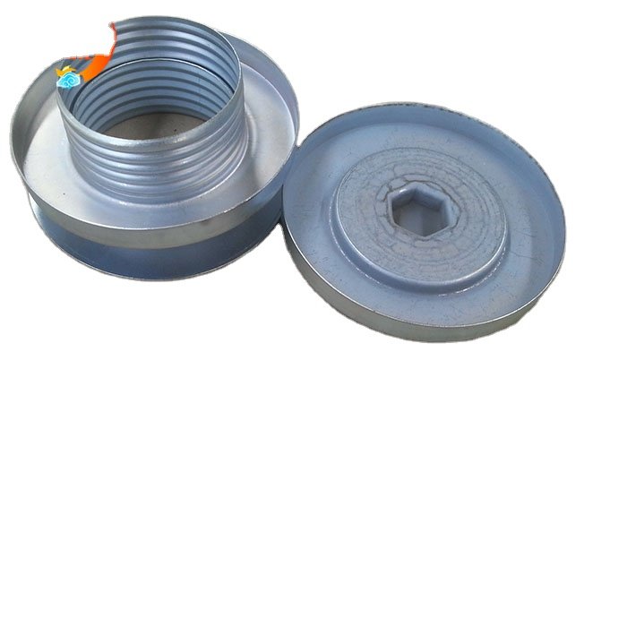 custom pp filter end cap stainless steel filter end cap for filter container Professional Manufacturer