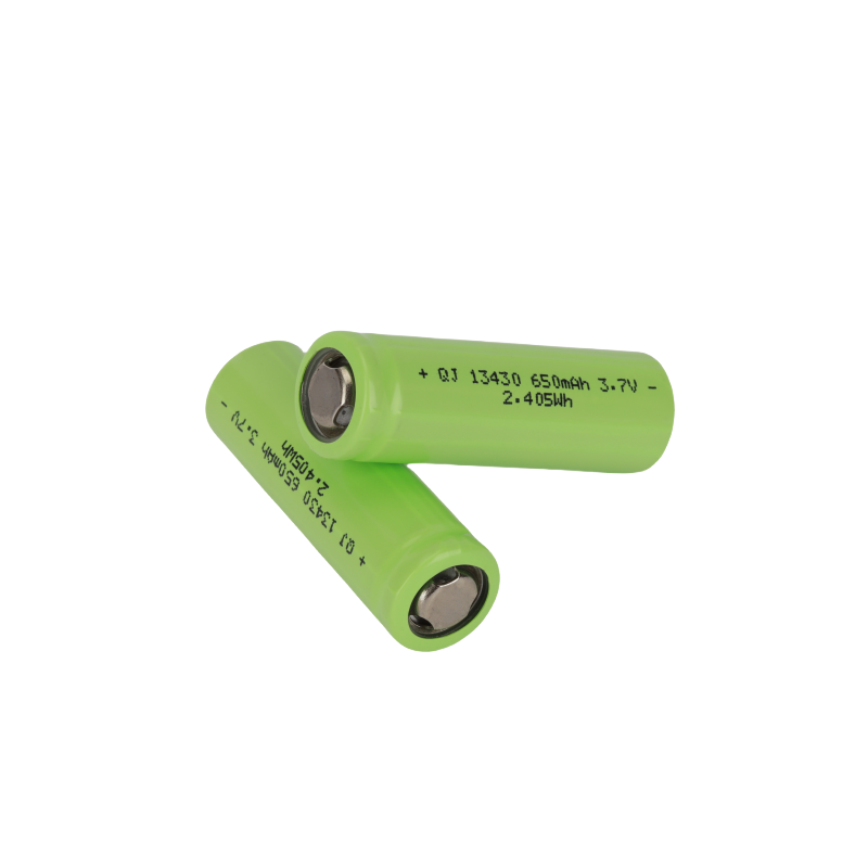 Wholesale 13430 3.7V 650mAh Recycle Cyclic Charging Rechargeable Cylindrical Digital Lithium Li-Ion Batteries Battery Cells