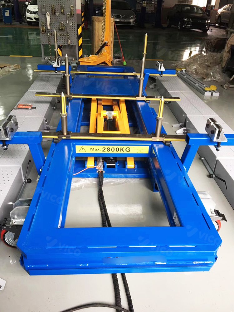 Vico Car Repair Bench Auto Body Shop Dent Pulling Bench Vehicle Chassis Straightener Automotive Chassis Straightener #VF7100