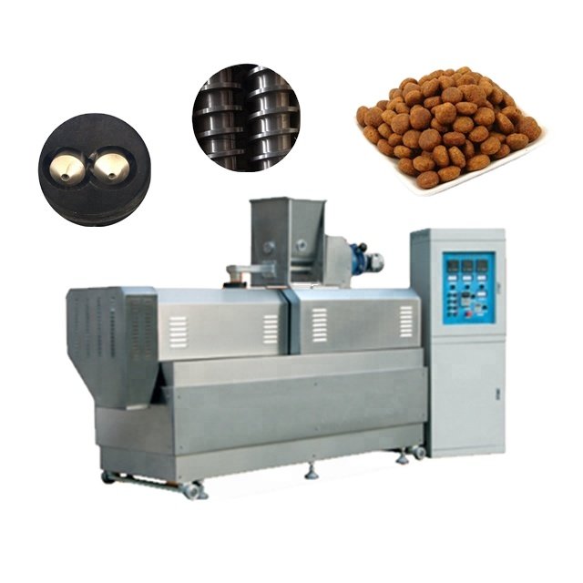 Jinan Industrial Equipment Auto Dog Feed Machine Cold Extrusion Wet Pet Food Extruder Production Line Making Pet Food Machine