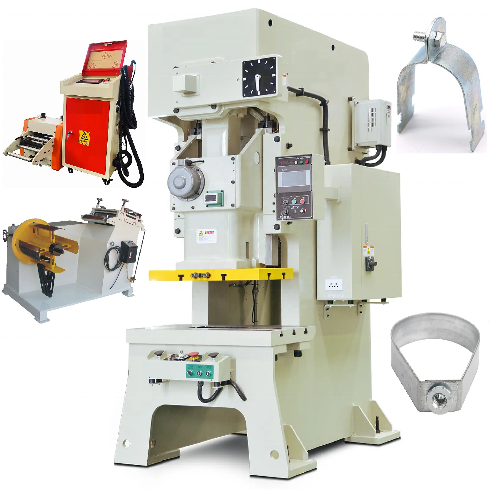 304 Stainless Steel Horse-Riding Clamp Throat Clamp Water Pipe Clamp U-Shaped Pipe Hoop Auto Punching Machine Making Machine