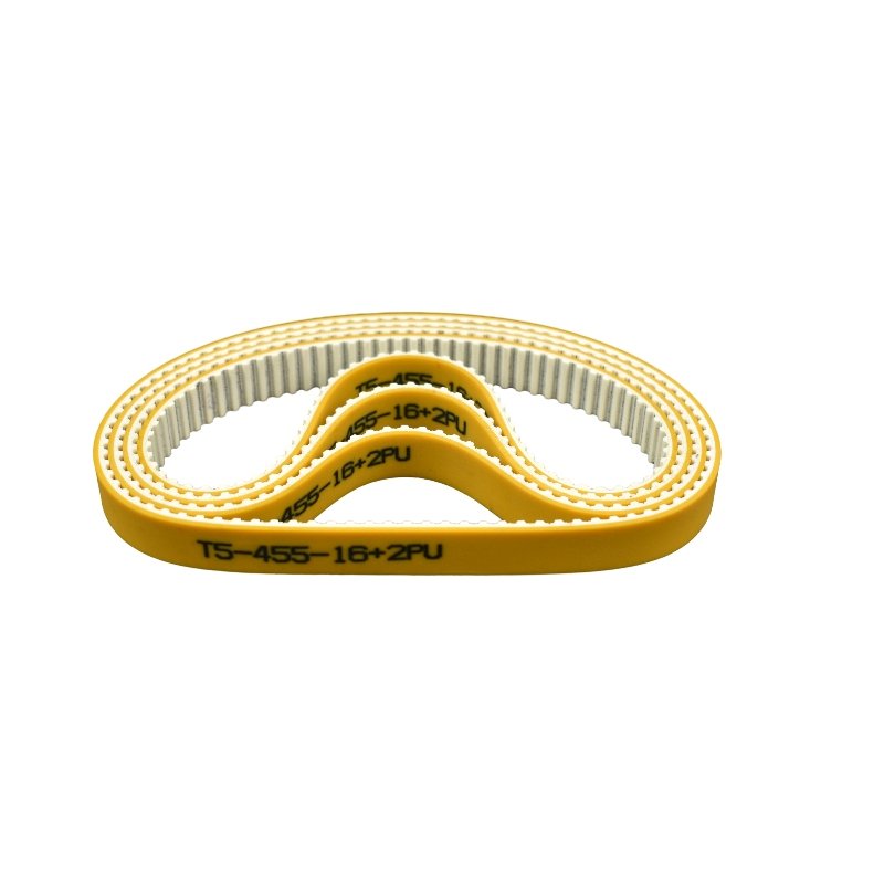 Yellow Color Bando Megadyne T5 455 16 2PU Wire Harness Machine Timing Belt