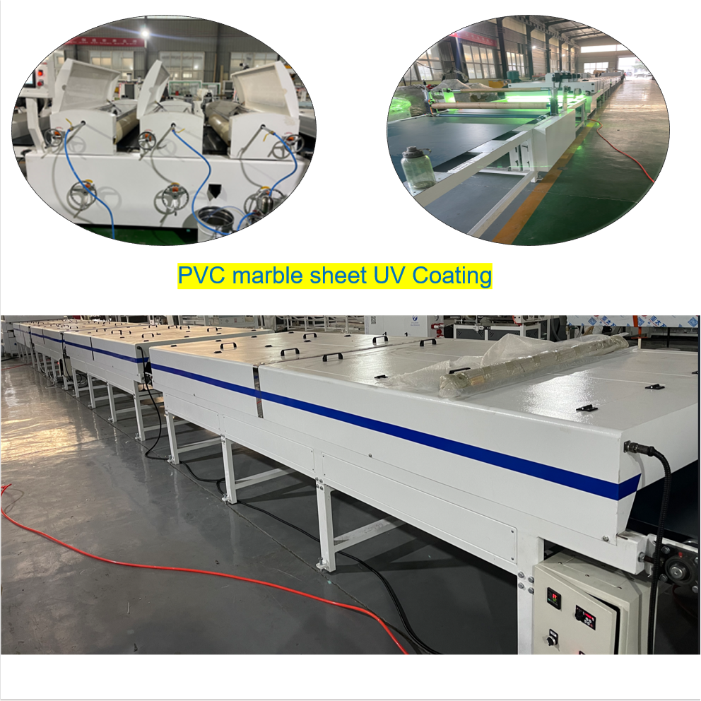 High Gloss UV Plastic Wall Panel Artificial PVC Marble Sheet Alternative Decorate Board Manufacturing Plastic Extruders