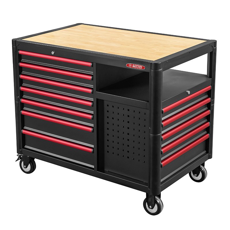 Drawer Corner Workbench Storage with Roller BMW Garage Tool Cabinets Mechanic Repair Tools Workshop Gatmatic Heavy-duty Metal