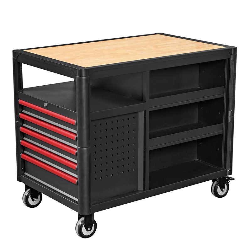 Drawer Corner Workbench Storage with Roller BMW Garage Tool Cabinets Mechanic Repair Tools Workshop Gatmatic Heavy-duty Metal