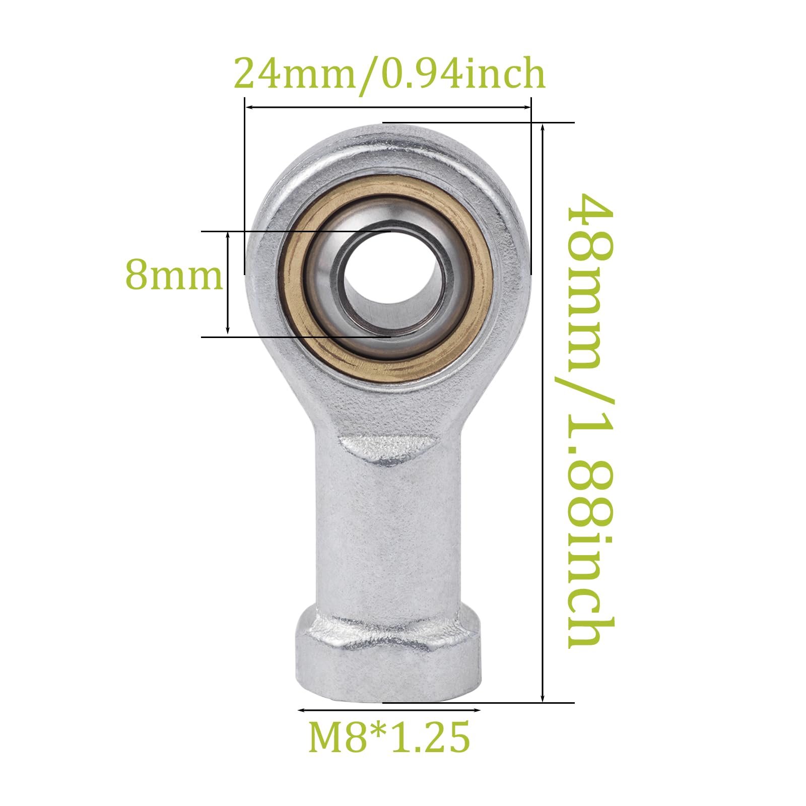 China CNC Machinery Spherical Plain High Precision Product Bearing Rod End Bearing