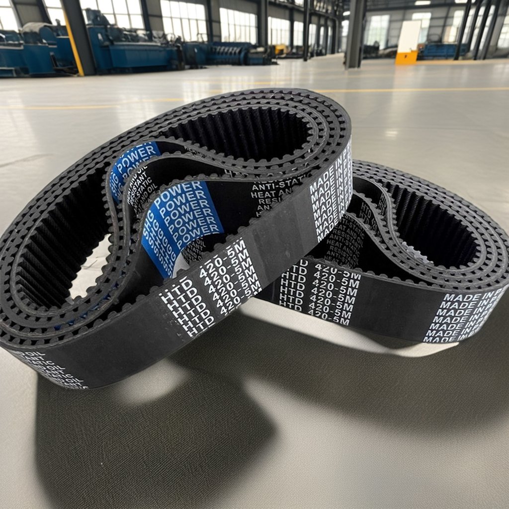 Customized Black High Temperature Resistant Rubber Endless Timing Belt