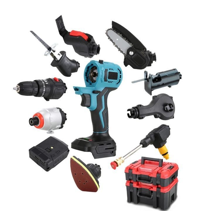 Cordless 20V 21V Power Garden Tools Tool Lithium Ion Battery Powered Tool Set