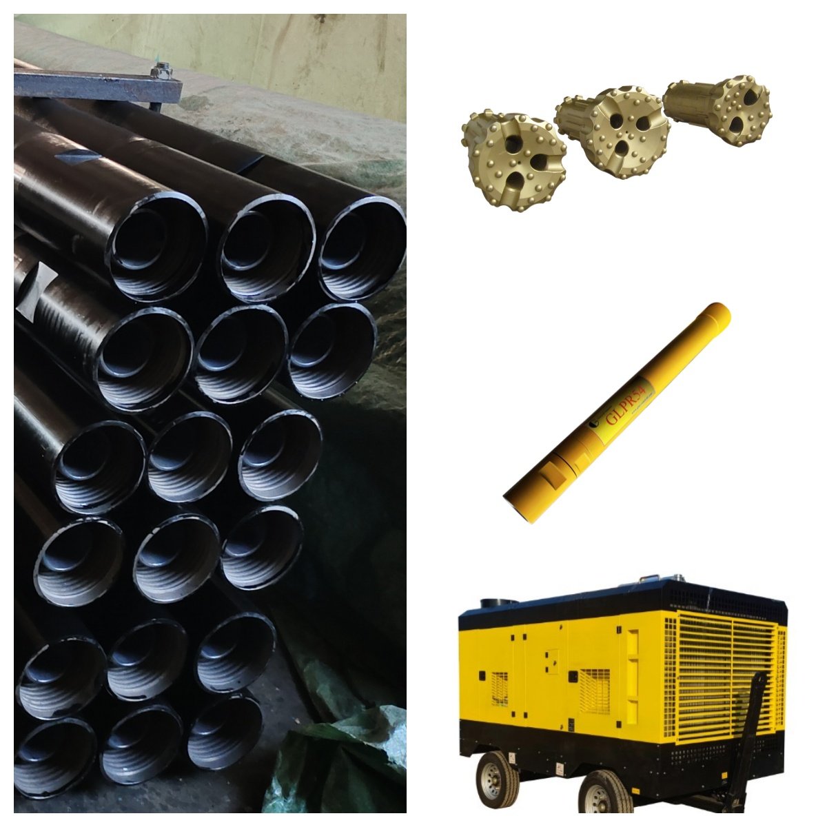 RC Drill Bits RC Drilling Tools Reverse Circulation RC Hammer And Bits PR54-140mm