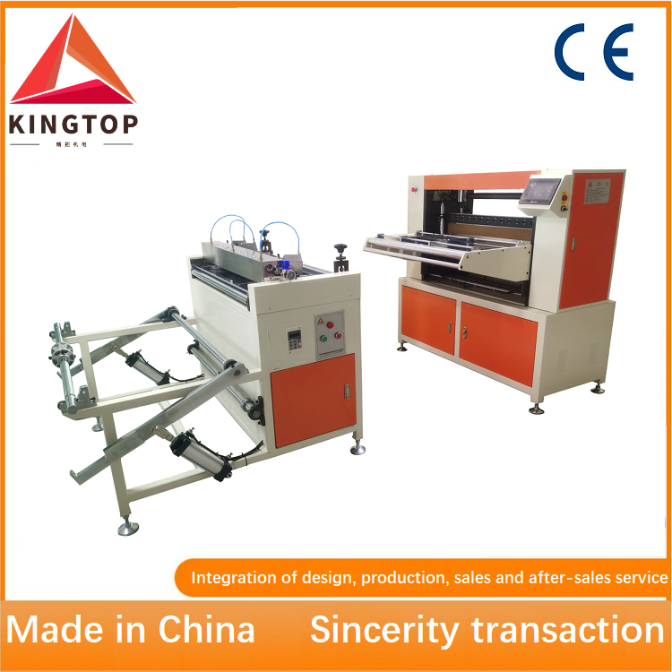 The Cost-effective Full-auto Knife Air Filter High Speed Paper Pleating Production Line With 1 Year Warranty