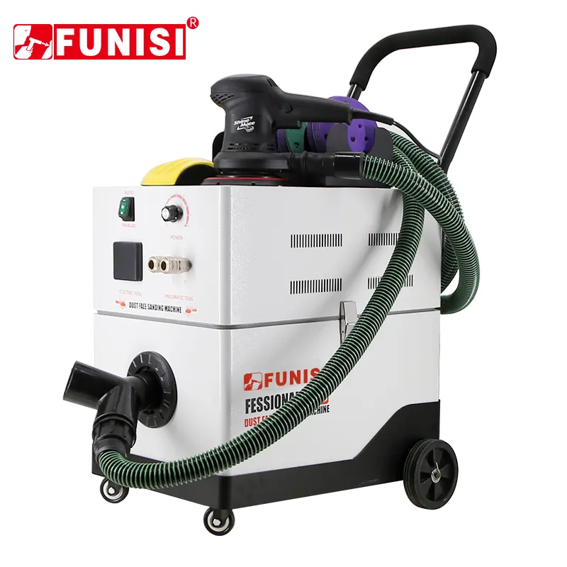 FUNISI F1 Metal Sheet Dust Free Dry Sanding Machine Dust Extractor for Car Repairing
