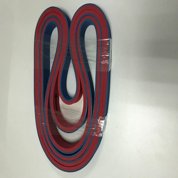 hot selling green rubber transmission belt for folder gluer