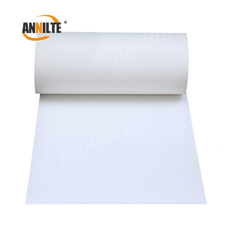ANNILTE 1.0mm 1.2mm Poultry PP polypropylene chicken manure conveyor belt pp dung cleaning belt for manufacturing plant