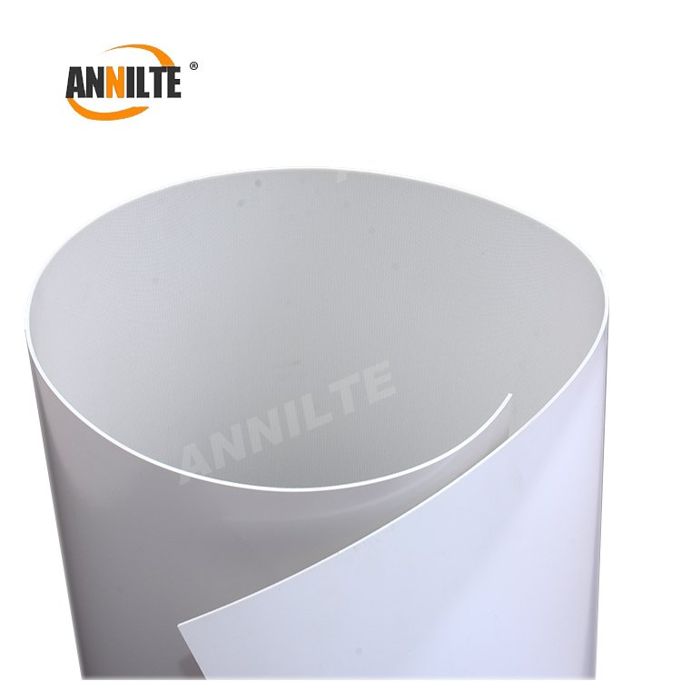 ANNILTE 1.0mm 1.2mm Poultry PP polypropylene chicken manure conveyor belt pp dung cleaning belt for manufacturing plant