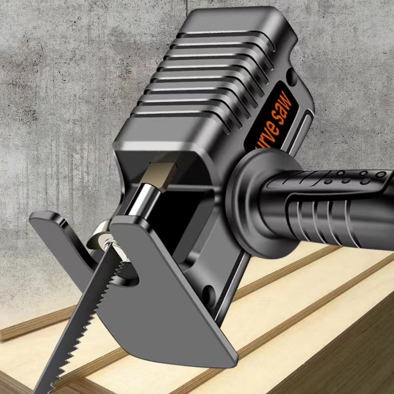 Electric Drill Modified To Electric Saws Reciprocating chainsaw adapter Accessory With Saw Blade Power Tool Saws Drill To Jig
