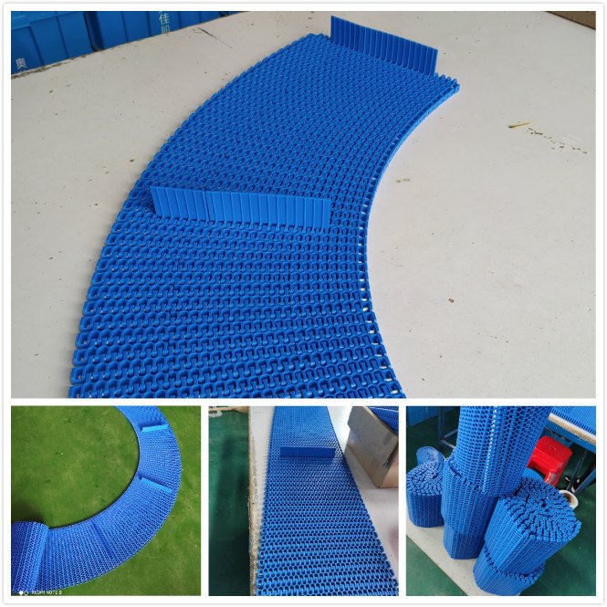 Hairise 2400 Flush Grid Plastic Modular Conveyor for Conveying Fruit / Vegetable / Meat product