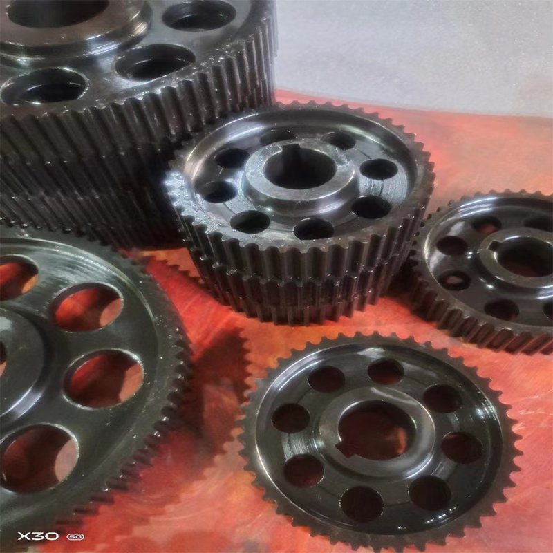 Customized Mechanical Transmission Group With 45 Steel And Aluminum Combination Synchronous Wheels8m 5m 14m T2.5 T5 T10 T20