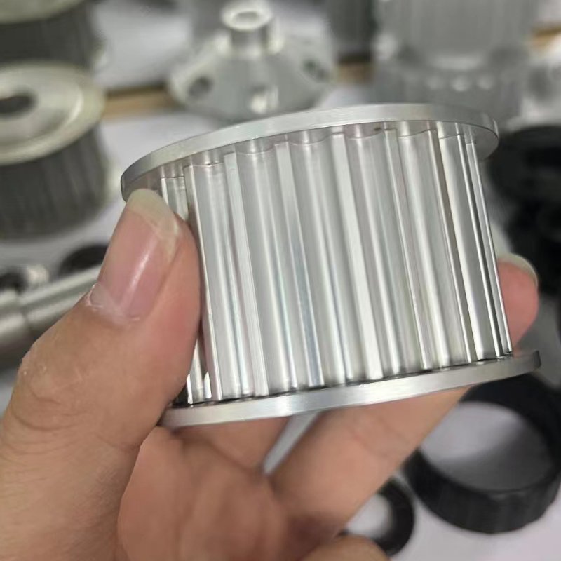 Customized Mechanical Transmission Group With 45 Steel And Aluminum Combination Synchronous Wheels8m 5m 14m T2.5 T5 T10 T20