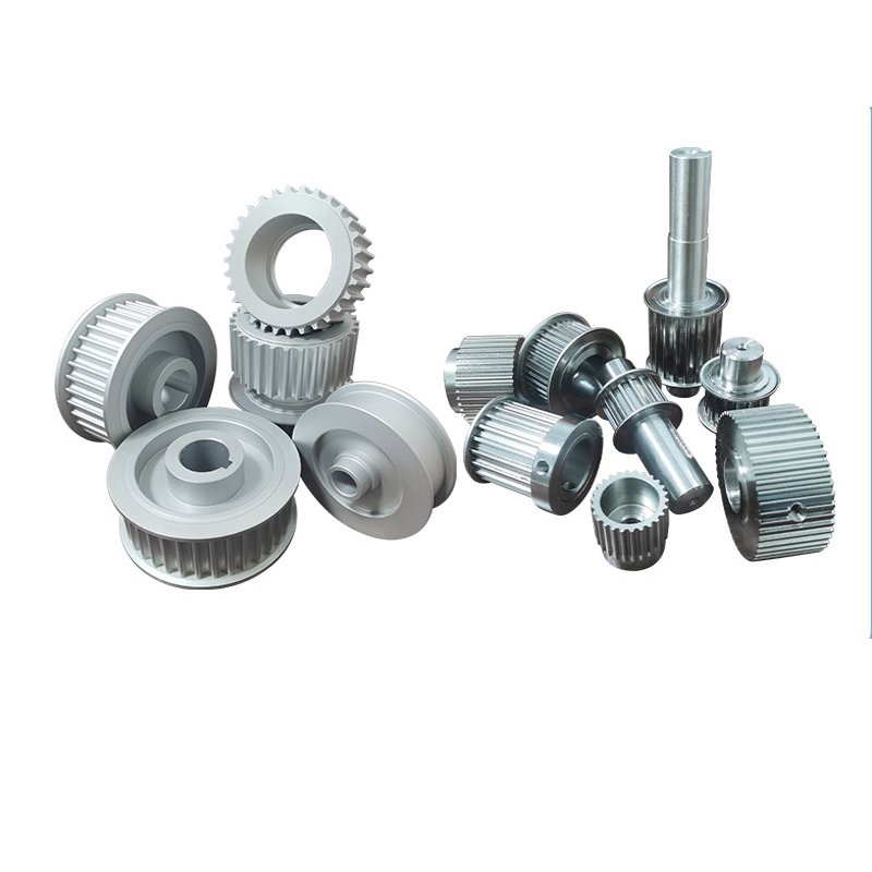 Customized Mechanical Transmission Group With 45 Steel And Aluminum Combination Synchronous Wheels8m 5m 14m T2.5 T5 T10 T20