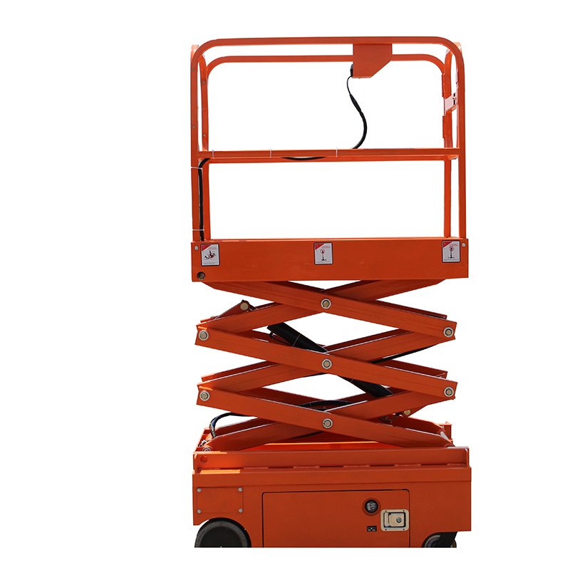 Traceless Tire Mini Body Easy Operation Machines Man Driven Scissor Lifter With CE Certificate