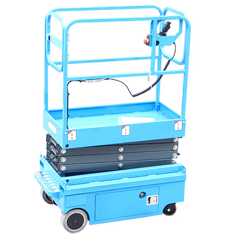 Traceless Tire Mini Body Easy Operation Machines Man Driven Scissor Lifter With CE Certificate