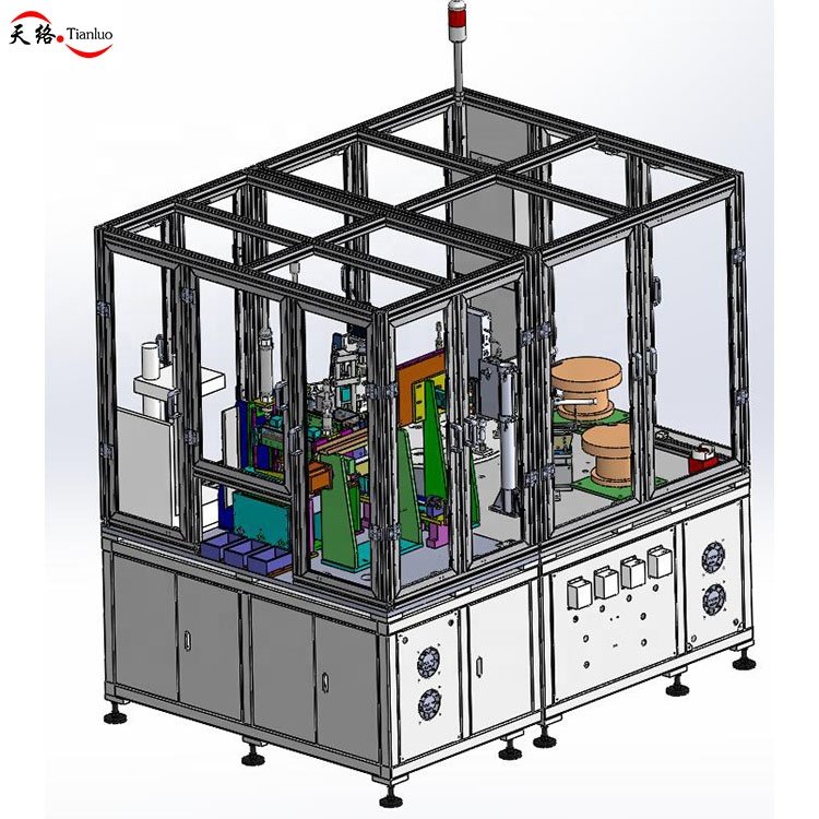 Tianluo Custom Automatic Spray Lid Machinery Production Line Product Making Equipment Glass Plastic Bottle Screw Capping Machine
