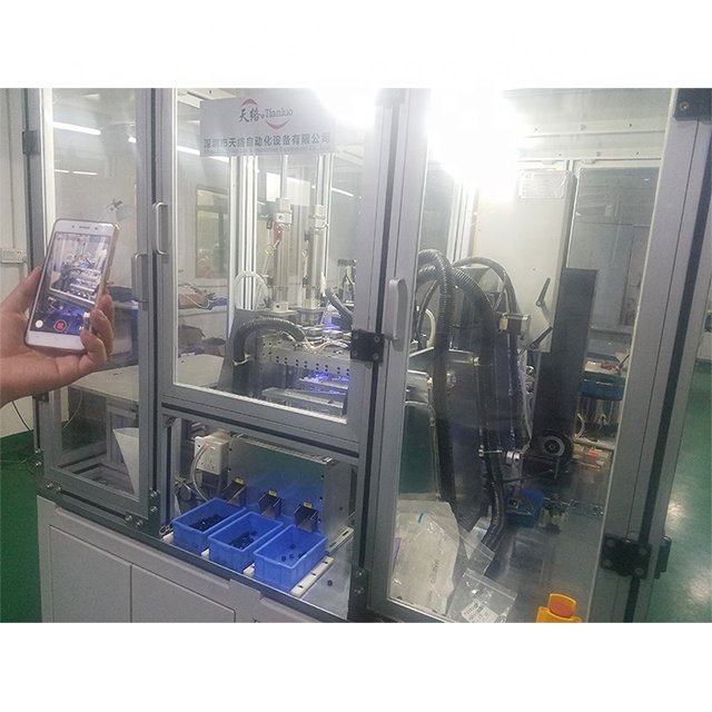Tianluo Custom Automatic Spray Lid Machinery Production Line Product Making Equipment Glass Plastic Bottle Screw Capping Machine