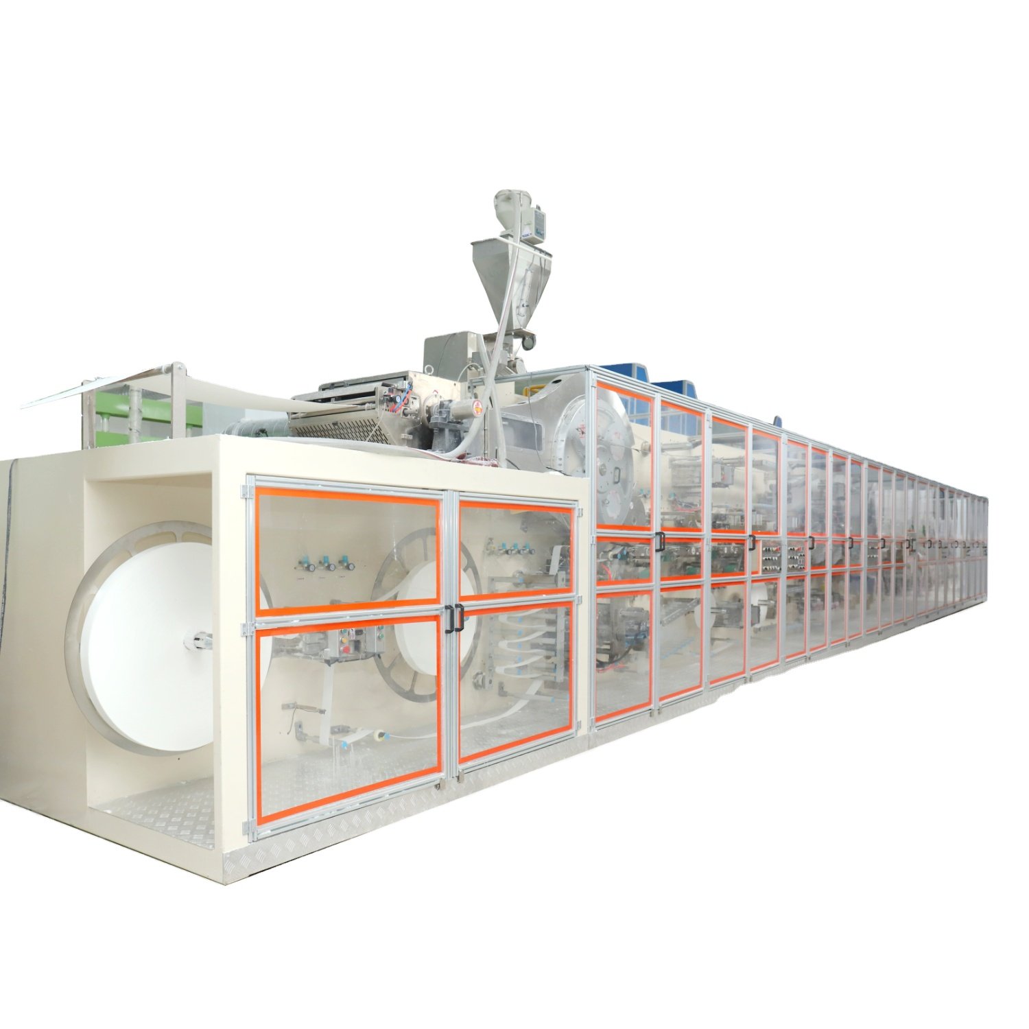 Shengquan Semi Automatic Full Auto Sanitary Pad Production Line Sanitary Napkin Making Machine