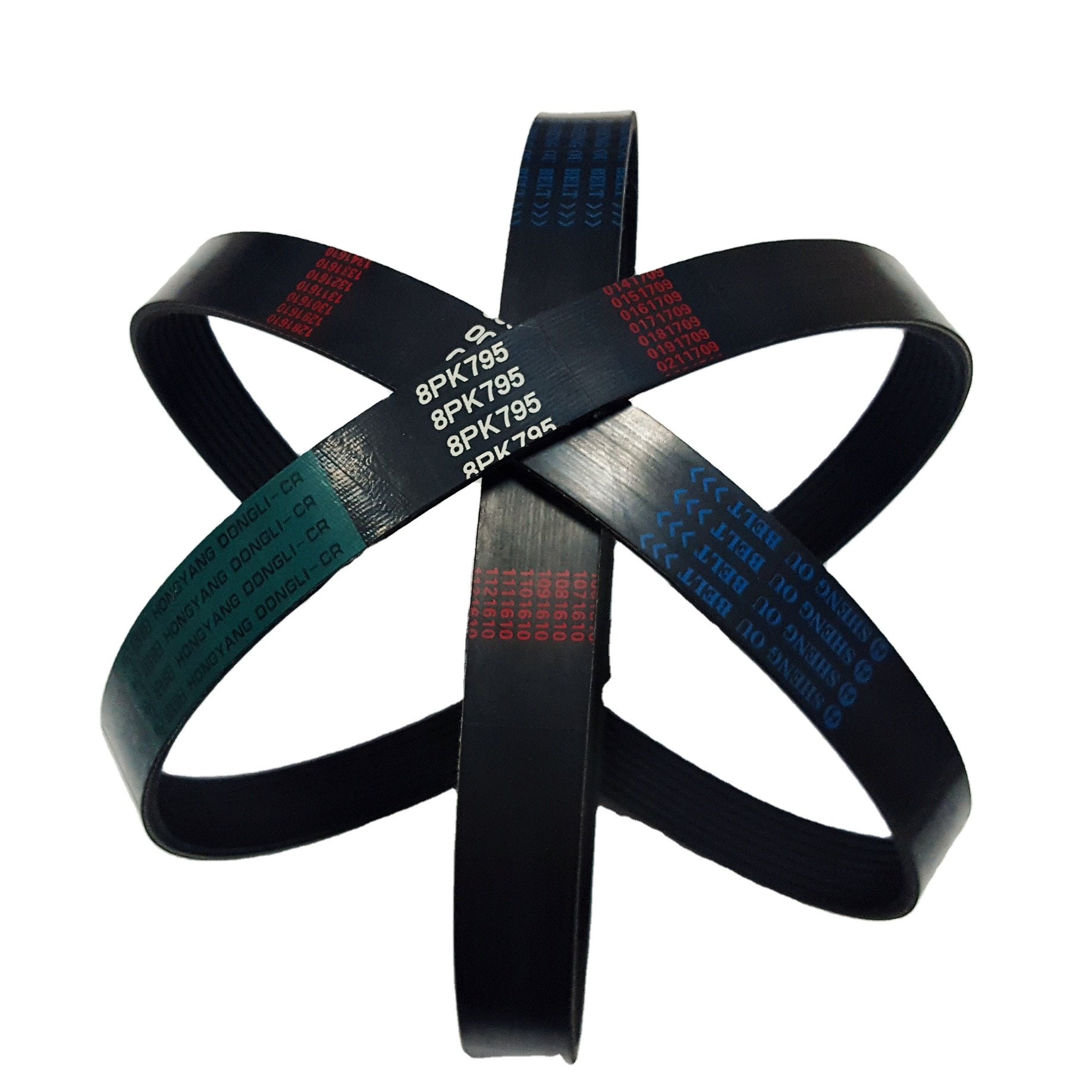 12pk1260 v-belt/V-ribbed Belt 3pk 4pk 5pk 6pk 7pk 8pk 9pk 10pk 23pk Sizes Ribbed belt Fan PK 5pk1115
