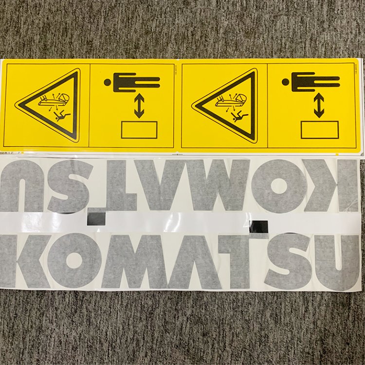 Excavator Parts Komatsu Whole Machine Body Sticker PC60-6 PC70-6 PC90-6 PC200-6 PC300-6 Custom Stickers