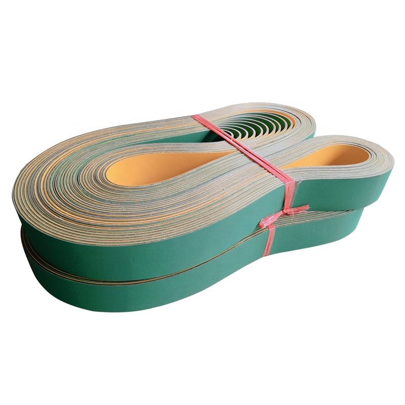 high speed Green Yellow Flat Nylon Transmission Belt