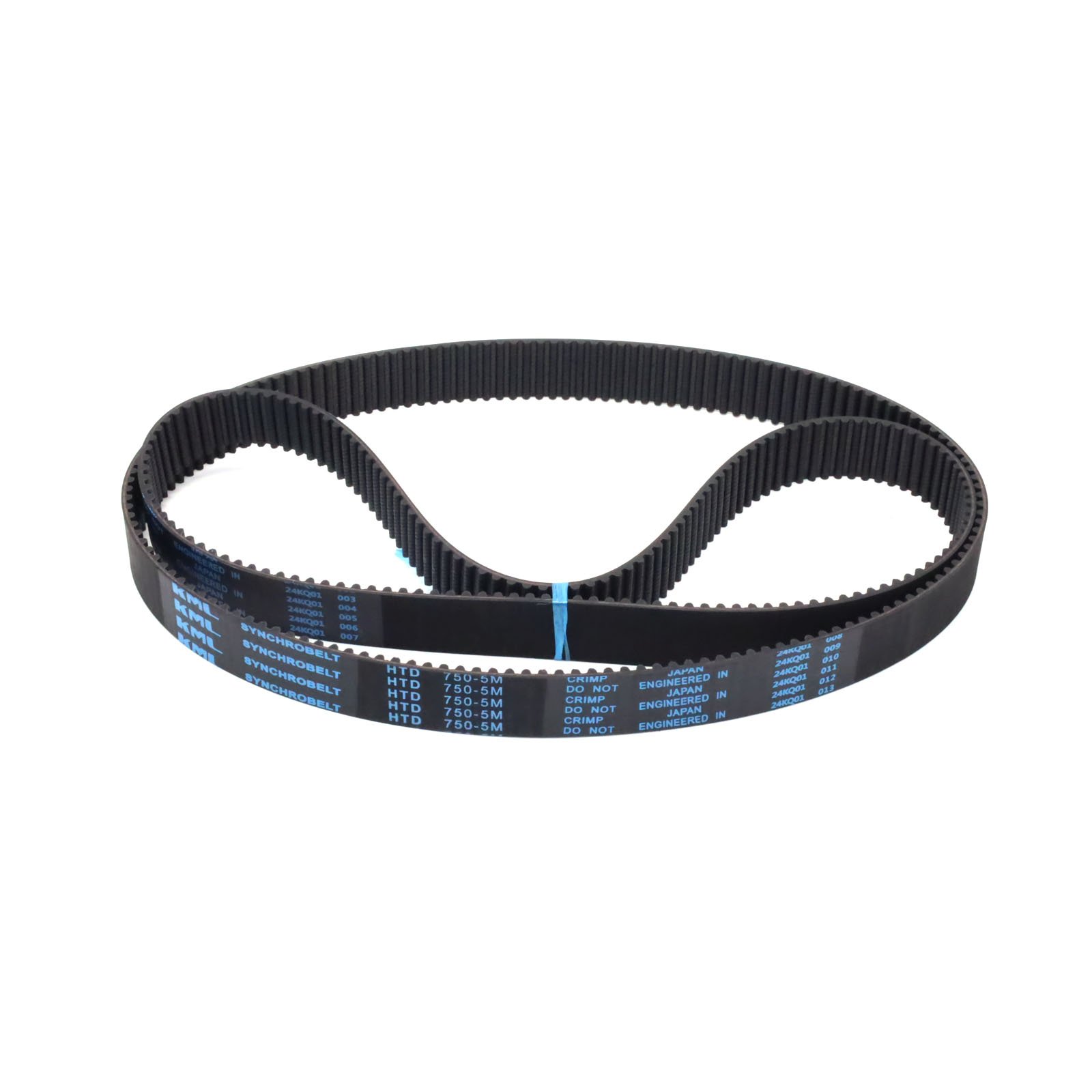 KML brand transmission belts HTD 5M timing belt length 750mm closed up belts