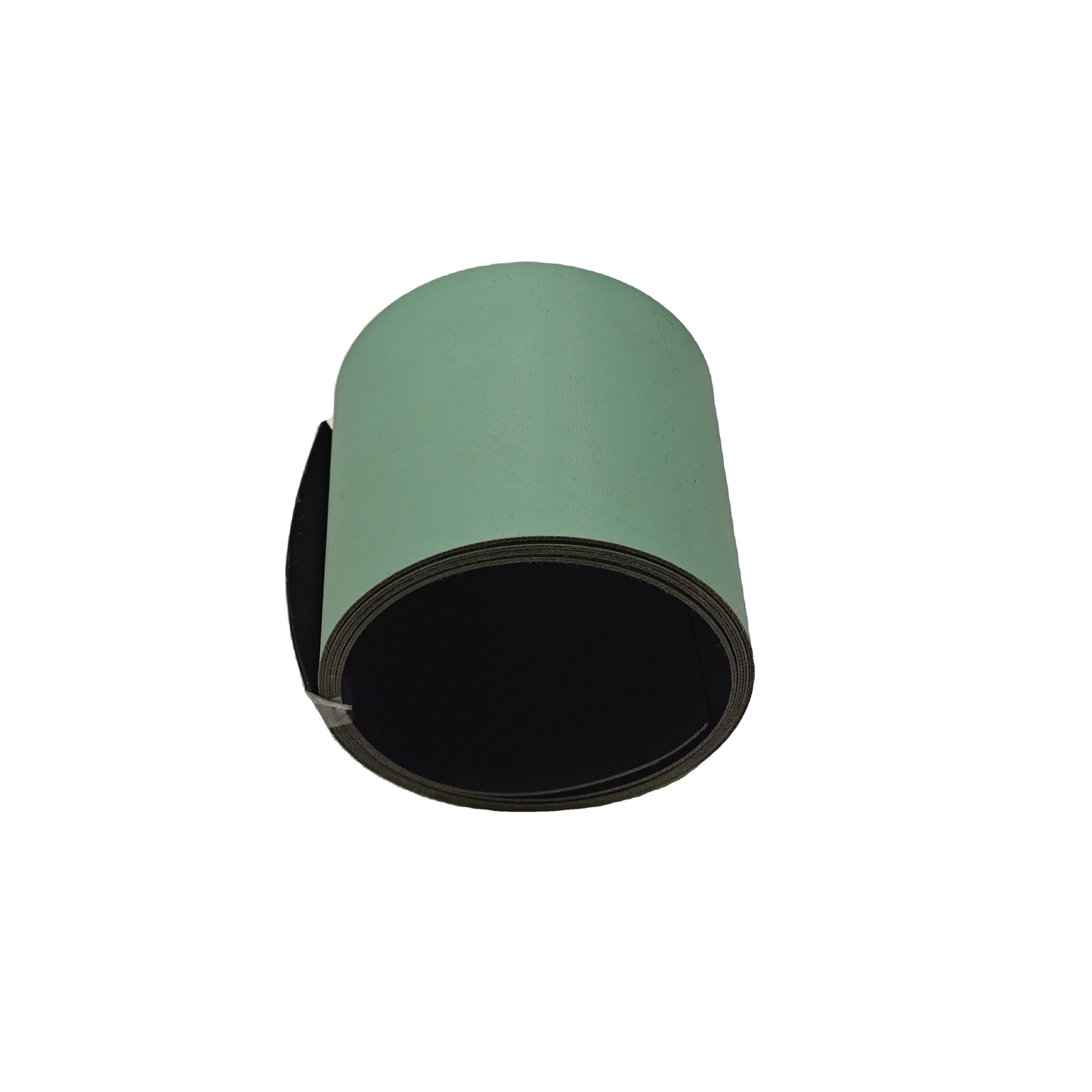 2.5mm Printer belt Polyester Finger serrated joint green and black power transmission flat belt