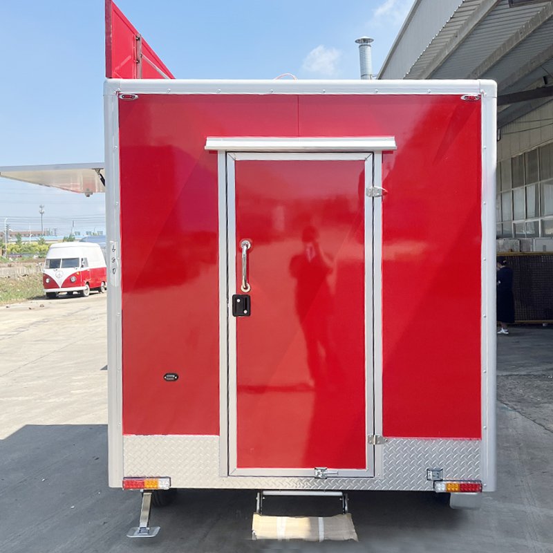 10FT Food Truck Manufacturers Hot Selling Ice Cream Hotdog Cart Mobile Kitchen Taco Pizza BBQ Truck Food Trailer for Sale in Usa