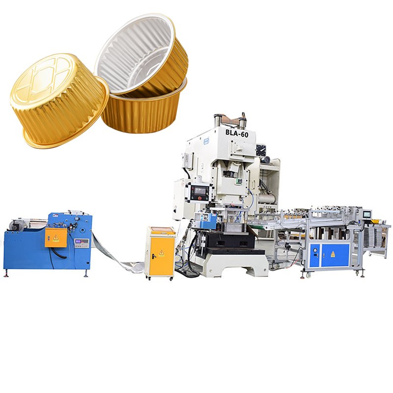Middle-east Hot Selling Aluminum Foil Restaurant Takeaway Container Making Punching Machine